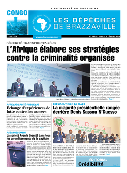 Les Dépêches de Brazzaville : Édition brazzaville du 09 février 2016
