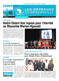 Les Dépêches de Brazzaville : Édition brazzaville du 04 mai 2018