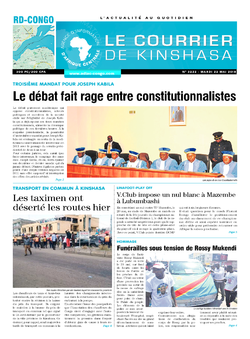 Les Dépêches de Brazzaville : Édition brazzaville du 22 mai 2018