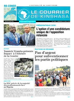 Les Dépêches de Brazzaville : Édition brazzaville du 25 mai 2018