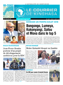 Les Dépêches de Brazzaville : Édition brazzaville du 06 août 2018