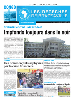 Les Dépêches de Brazzaville : Édition brazzaville du 29 août 2018