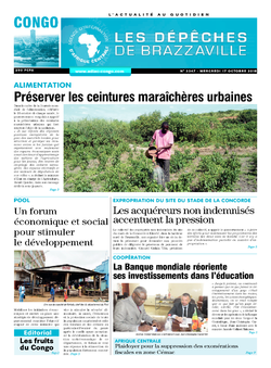 Les Dépêches de Brazzaville : Édition brazzaville du 17 octobre 2018