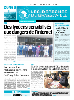 Les Dépêches de Brazzaville : Édition brazzaville du 27 mars 2019