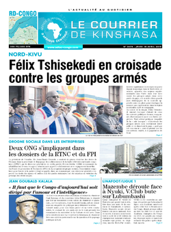 Les Dépêches de Brazzaville : Édition brazzaville du 18 avril 2019