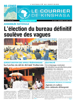 Les Dépêches de Brazzaville : Édition brazzaville du 19 avril 2019