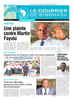 Les Dépêches de Brazzaville : Édition brazzaville du 02 mai 2019