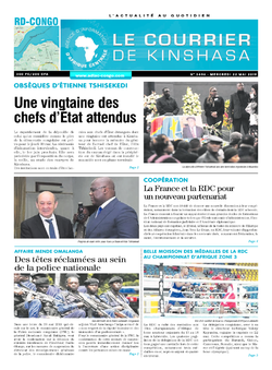 Les Dépêches de Brazzaville : Édition brazzaville du 22 mai 2019