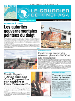 Les Dépêches de Brazzaville : Édition brazzaville du 07 juin 2019