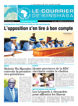 Les Dépêches de Brazzaville : Édition brazzaville du 05 juillet 2019