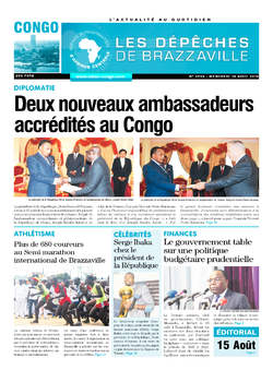 Les Dépêches de Brazzaville : Édition brazzaville du 14 août 2019