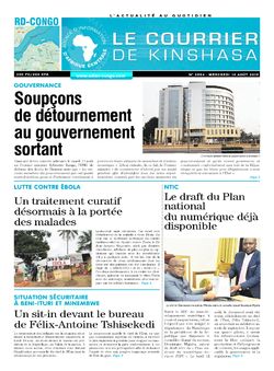 Les Dépêches de Brazzaville : Édition brazzaville du 14 août 2019