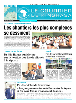 Les Dépêches de Brazzaville : Édition brazzaville du 29 août 2019