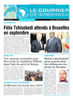 Les Dépêches de Brazzaville : Édition brazzaville du 30 août 2019
