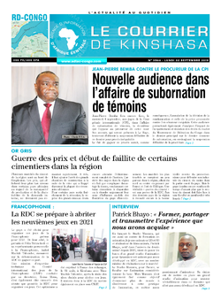 Les Dépêches de Brazzaville : Édition brazzaville du 02 septembre 2019