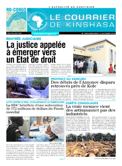 Les Dépêches de Brazzaville : Édition brazzaville du 16 octobre 2019