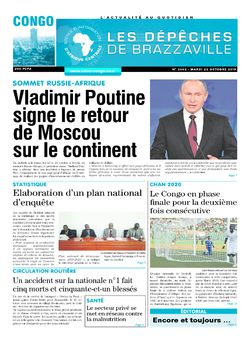 Les Dépêches de Brazzaville : Édition brazzaville du 22 octobre 2019