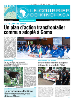 Les Dépêches de Brazzaville : Édition brazzaville du 23 octobre 2019