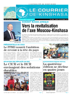 Les Dépêches de Brazzaville : Édition brazzaville du 24 octobre 2019
