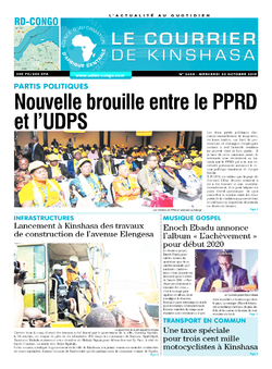 Les Dépêches de Brazzaville : Édition brazzaville du 30 octobre 2019