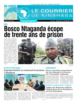 Les Dépêches de Brazzaville : Édition du 6e jour du 09 novembre 2019