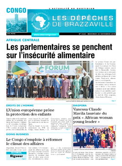 Les Dépêches de Brazzaville : Édition brazzaville du 20 novembre 2019