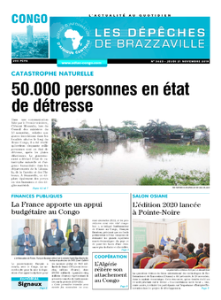 Les Dépêches de Brazzaville : Édition brazzaville du 21 novembre 2019