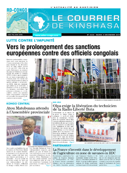 Les Dépêches de Brazzaville : Édition brazzaville du 03 décembre 2019