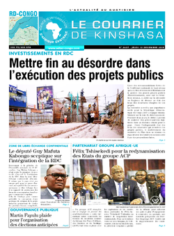 Les Dépêches de Brazzaville : Édition brazzaville du 12 décembre 2019