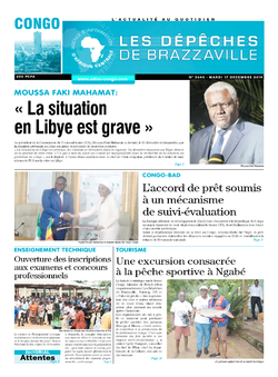 Les Dépêches de Brazzaville : Édition brazzaville du 17 décembre 2019