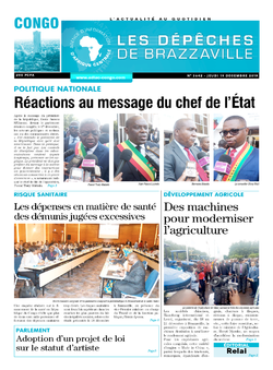 Les Dépêches de Brazzaville : Édition brazzaville du 19 décembre 2019