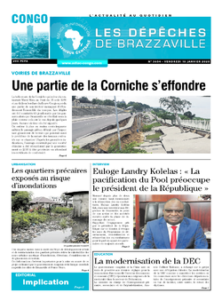 Les Dépêches de Brazzaville : Édition brazzaville du 10 janvier 2020