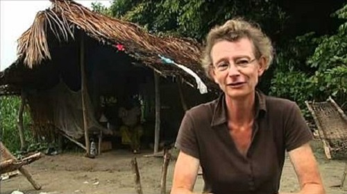 Els Cornelissen lors de l’expédition Boyekoli Ebale ya Congo en 2010 (DR)