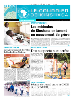 Les Dépêches de Brazzaville : Édition brazzaville du 15 janvier 2020