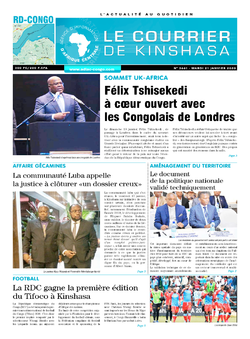 Les Dépêches de Brazzaville : Édition brazzaville du 21 janvier 2020
