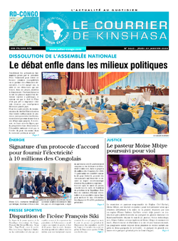 Les Dépêches de Brazzaville : Édition brazzaville du 23 janvier 2020