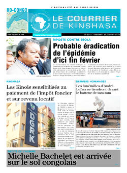 Les Dépêches de Brazzaville : Édition brazzaville du 24 janvier 2020