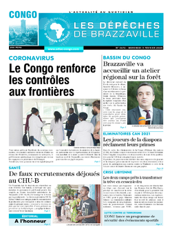 Les Dépêches de Brazzaville : Édition brazzaville du 05 février 2020