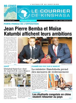 Les Dépêches de Brazzaville : Édition brazzaville du 06 février 2020