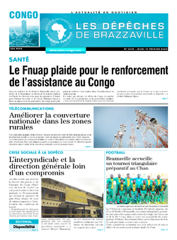 Les Dépêches de Brazzaville : Édition brazzaville du 13 février 2020