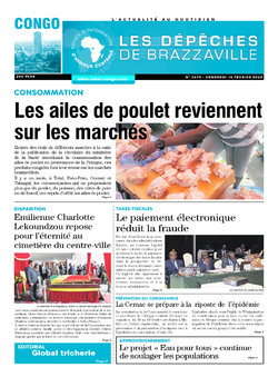 Les Dépêches de Brazzaville : Édition brazzaville du 14 février 2020