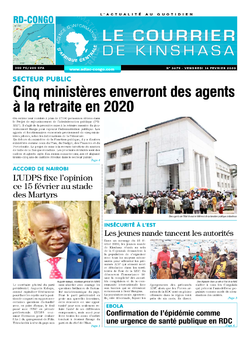 Les Dépêches de Brazzaville : Édition brazzaville du 14 février 2020
