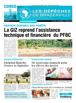 Les Dépêches de Brazzaville : Édition brazzaville du 11 mars 2020