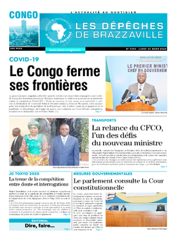 Les Dépêches de Brazzaville : Édition brazzaville du 23 mars 2020