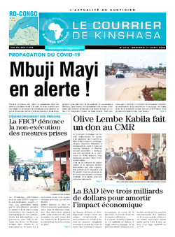 Les Dépêches de Brazzaville : Édition brazzaville du 01 avril 2020