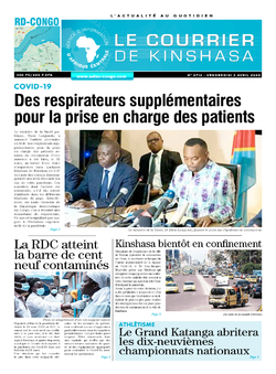 Les Dépêches de Brazzaville : Édition brazzaville du 03 avril 2020