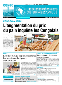 Les Dépêches de Brazzaville : Édition brazzaville du 07 avril 2020