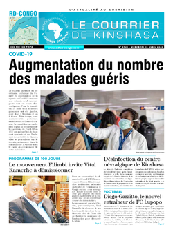Les Dépêches de Brazzaville : Édition brazzaville du 15 avril 2020