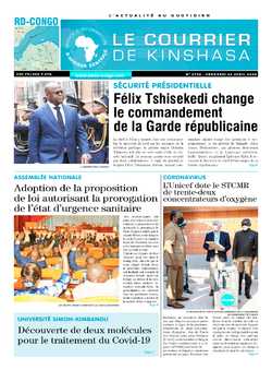 Les Dépêches de Brazzaville : Édition brazzaville du 24 avril 2020