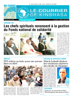 Les Dépêches de Brazzaville : Édition brazzaville du 04 mai 2020